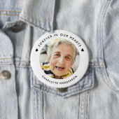 Forever In スタイリッシュ Ourのハートの写真ボタン 缶バッジ (インサイチュ)