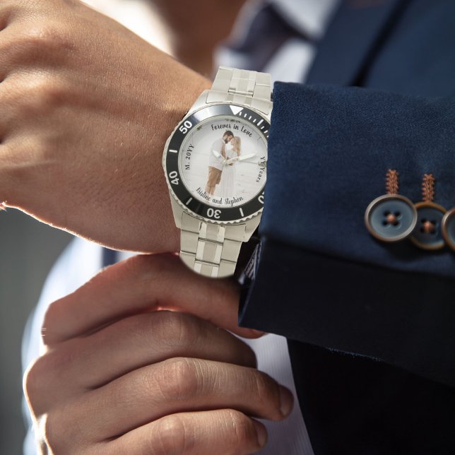 Forever in Love 結婚's Anniversary写真 腕時計 (クリエイターアップロード済み)