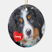 Forever In Myハート – ドッグフォトペット記念館 セラミックオーナメント (左)