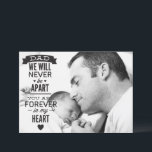 Forever in MyハートHappy Father's Day写真 カード<br><div class="desc">カスタマイズ可能な写真Father's Dayカードの特徴はモダンタイポグラフィ。写真やその他の詳細を追加してパーソナライズこの写真お父さんの日は他のカードストックで入手できる。</div>