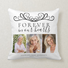 Forever in Ourハート写真 クッション