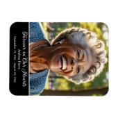 Forever in Our Hearts 1 Special Photo Keepsake マグネット (横)