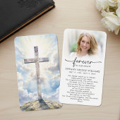 Forever in Our Hearts Christian Prayer Cards