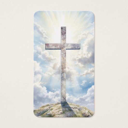 Forever in Our Hearts Christian Prayer Cards (正面)