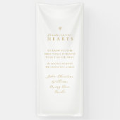 Forever in our Hearts! Floral Bouquet Wedding  横断幕 (縦)