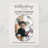 Forever In Our Hearts Funeral with Photo プログラム (正面)