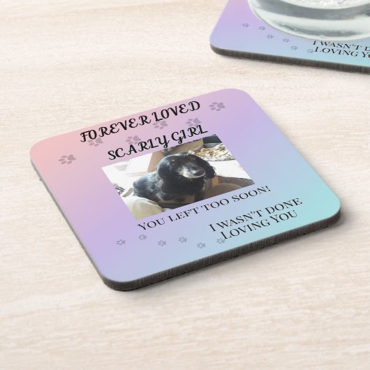 Forever in Our Hearts Gradient Tribute コースター (左側)