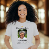 Forever in our Hearts Memorial Custom Text Photo  Tシャツ