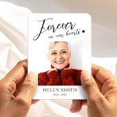 Forever in Our Hearts Memorial Funeral Photo マグネット