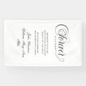 Forever In Our Hearts- Memorial White 横断幕 (横)