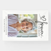 Forever In Our Hearts Photo Funeral Anniversaries 横断幕 (横)