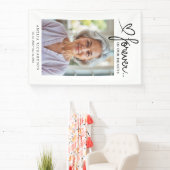 Forever In Our Hearts Photo Funeral Anniversaries 横断幕 (インサイチュ)