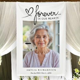 Forever In Our Hearts Photo Funeral Anniversaries 横断幕