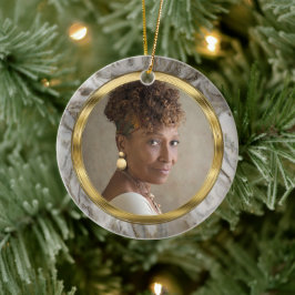 Forever in Our Hearts Photo Keepsake セラミックオーナメント