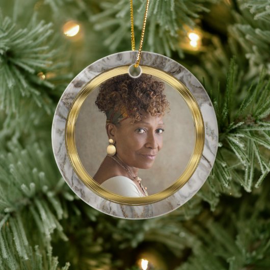 Forever in Our Hearts Photo Keepsake セラミックオーナメント (ツリー)