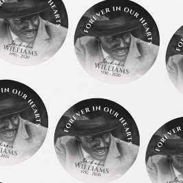 Forever In Our Hearts | Photo Memorial Funeral ラウンドシール