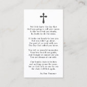 Forever in our Hearts Photo Prayer Card 名刺 (裏面)