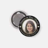 Forever in Our Hearts Photo Remembrance マグネット (正面/裏面)