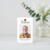 "Forever in our Hearts" Tree of Life Photo Prayer  名刺 (スタンド正面)