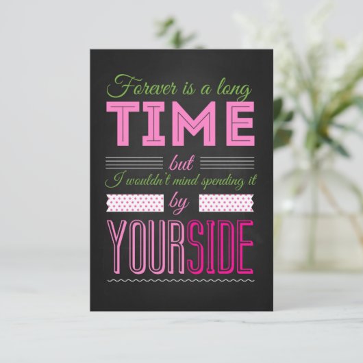 Forever is a long Time (スタンド正面)