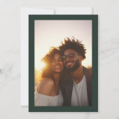 Forever Kind Of Vibe | レトロな結婚式の写真 セーブザデート (裏面)