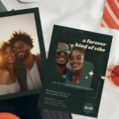 Forever Kind Of Vibe | レトロな結婚式の写真 セーブザデート