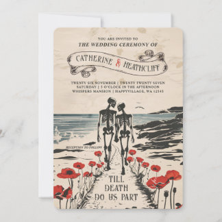 Forever Love by the Sea Wedding Invitation 招待状