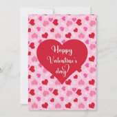 Forever Love Hearts Valentine Greeting Card シーズンカード (正面)