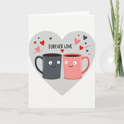 Forever Love Mugs Card カード (正面)