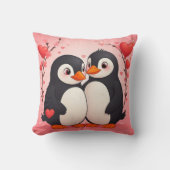 Forever Love Penguin Love クッション (正面)