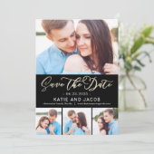 Forever Love Photo Save The Date Card サンキューカード (スタンド正面)