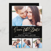 Forever Love Photo Save The Date Card サンキューカード (正面/裏面)