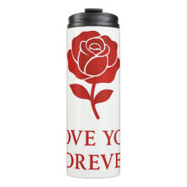 Forever Love Rose Artwork Sweet Valentine Insulate タンブラー