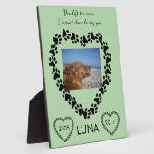 Forever Loved Lymphoma Awareness Tribute フォトプラーク (側面)