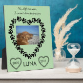 Forever Loved Lymphoma Awareness Tribute フォトプラーク (側面)