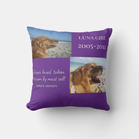 Forever Loved Mast Cell Tribute クッション (正面)