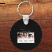 Forever Loved Memorial 3 Photo Memorial  キーホルダー (正面)