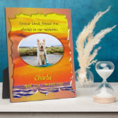 Forever Loved Pet Memorial 2443 フォトプラーク (側面)