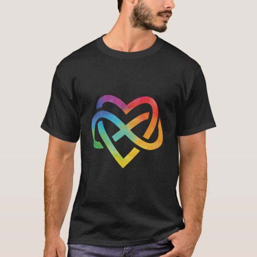 Forever Loved Rainbow Pride Infinite Symbol Tシャツ (正面)