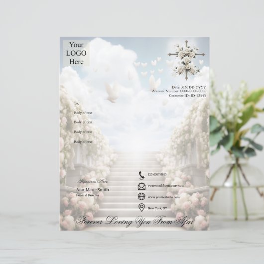 Forever Loving You From Afar Memorial Paper Sheet (スタンド正面)