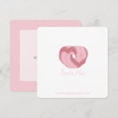 Forever Mine - Minimal Pink Valentine card シーズンカード (正面/裏面)