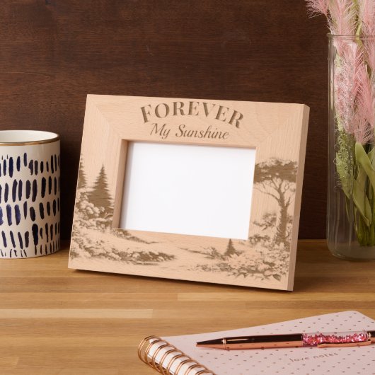 Forever My Sunshine レーザー彫刻フレーム (左)