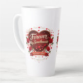 Forever My Sweethearts 2026 – Best Parents Ever  カフェラテマグ (左アングル)