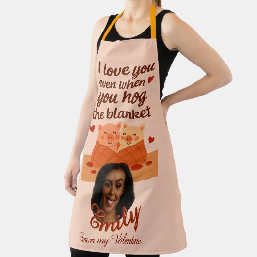 'Forever my Valentine' All-Over Print Apron エプロン (インサイチュ)