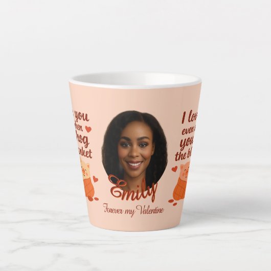 'Forever my Valentine' Latte Mug カフェラテマグ (正面)