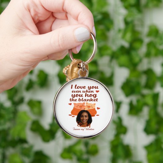 'Forever my Valentine' Personalized Keychain キーホルダー (手)