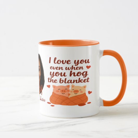 'Forever my Valentine' personalized Mug マグカップ (右)