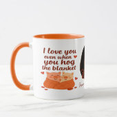 'Forever my Valentine' personalized Mug マグカップ (左)