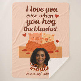 'Forever My Valentine' Sherpa Blanket シェルパブランケット