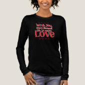 Forever New Love Romantic Quote  トライブレンドＴシャツ (正面)